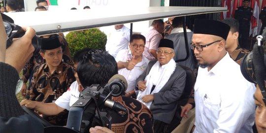 KH Ma'ruf Amin Tunggu Bocoran Pertanyaan Debat dari KPU