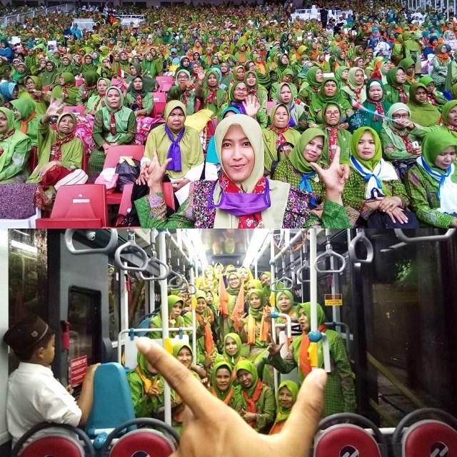 Warganet Diserbu Pose 2 Jari Muslimat NU, Hendro: Mereka :Merdeka' Bebas Memilih!