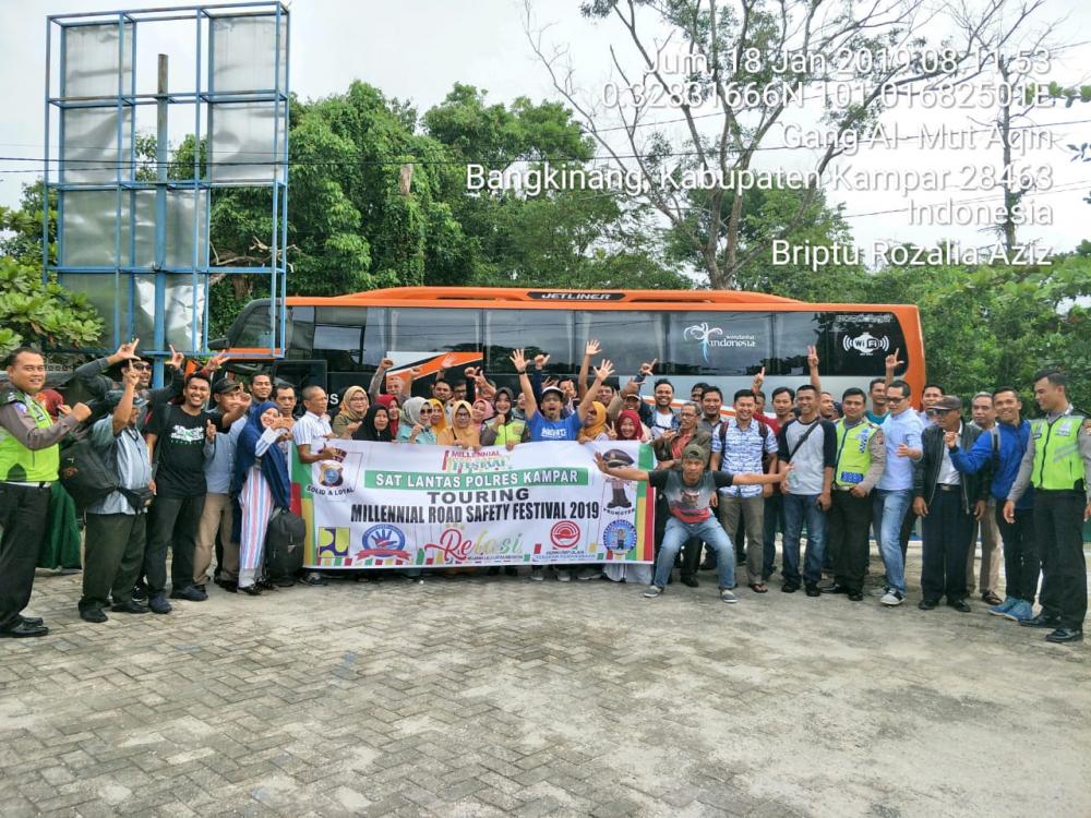Gelorakan Millennial Road Safety Festival 2019, Satlantas Polres Kampar Taja Berbagai Event