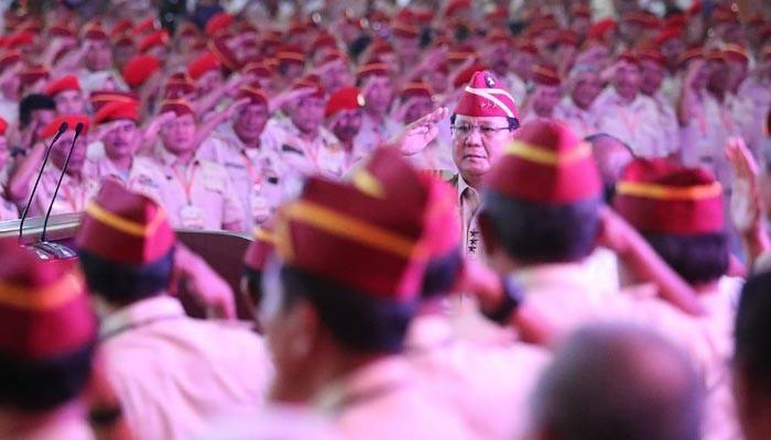 2500 Purnawirawan TNI-POLRI Jenguk Prabowo Di Hambalang