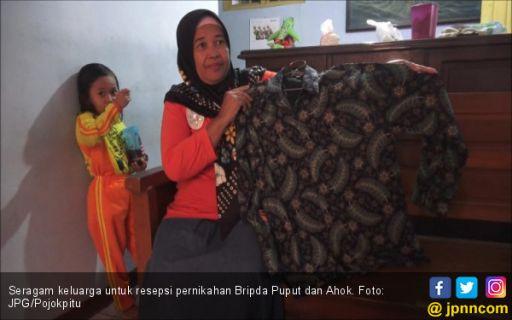 Mantap! Seragam Resepsi Ahok dan Bripda Puput Sudah Dibagikan