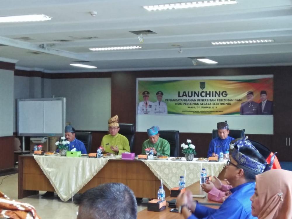 Bupati Launching Perizinan Online