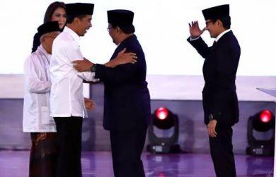 Prabowo 85, Jokowi 75