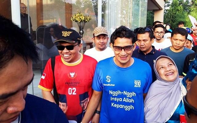 Kerennya Kaos Sandi, Konsentrasi Jatim karena Yakin Jadi Daerah Penentu