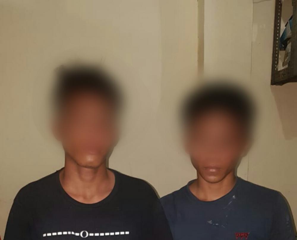 Copet ini sempat diamankan massa, akhirnya diserahkan ke Mapolsek Bagan Sinembah 
