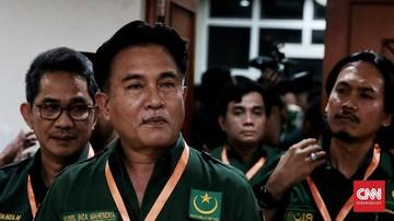 Caleg PBB Condong ke Prabowo, Yusril Sebut DPP Dukung Jokowi