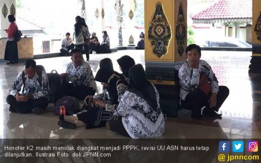 Sebut Pemerintah Cuci Tangan, Honorer K2: Masih Mau 2 Periode?