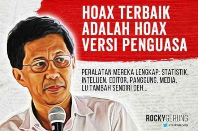 Setelah Buni Yani dan Ahmad Dhani, Fadli Zon: Giliran Rocky Gerung Dikriminalisasi!