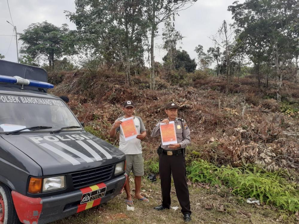 Polres Kampar Instruksikan Polsek-polsek di Jajarannya Intensifkan Kegiatan Preventif Cegah Karhutla
