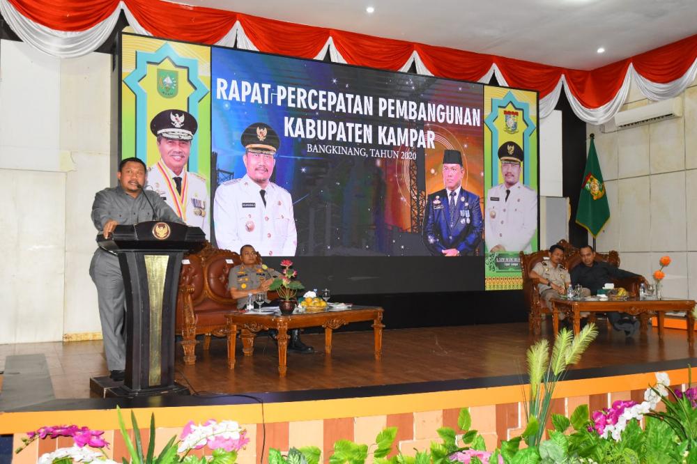 Bupati Kampar tekankan Program Pembangunan Sesuai dengan Misi dan Visi Bupati Kampar  