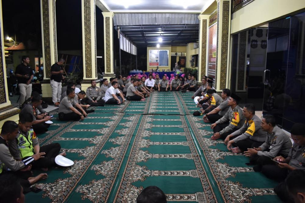 Sambut Tahun Baru, Polres Kampar Gelar Acara Pengajian dan Do'a Bersama