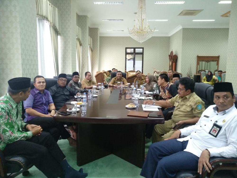 Masjid Agung Islamic Centre Rohul  jadi bahan studi banding kabupaten Anambas Kepri.