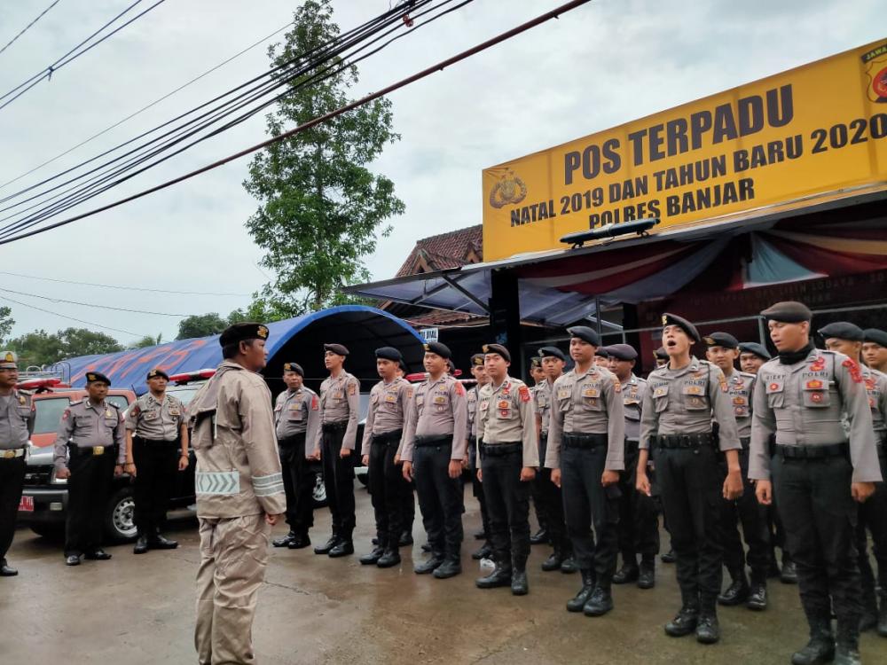 Polres Banjar Siagakan Khusus Penanggulangan Bencana Alam