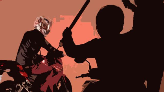 Begal kembali beraksi di pangkalan kerinci,satu unit sepeda motor raib dibawa kabur