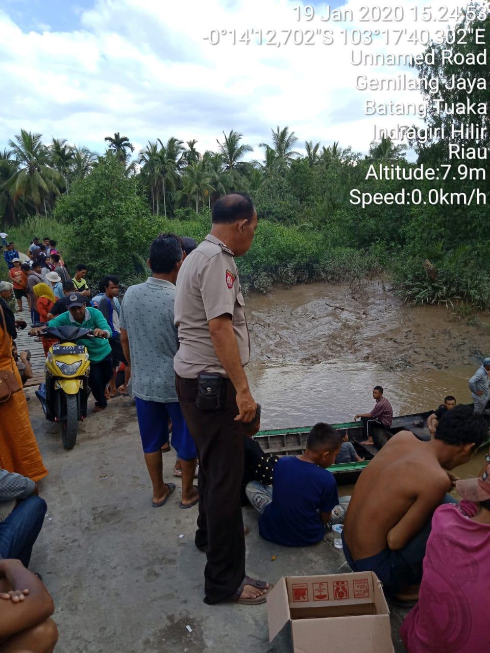 Korban Jatuh Tenggelam Di Inhil Belum Ditemukan