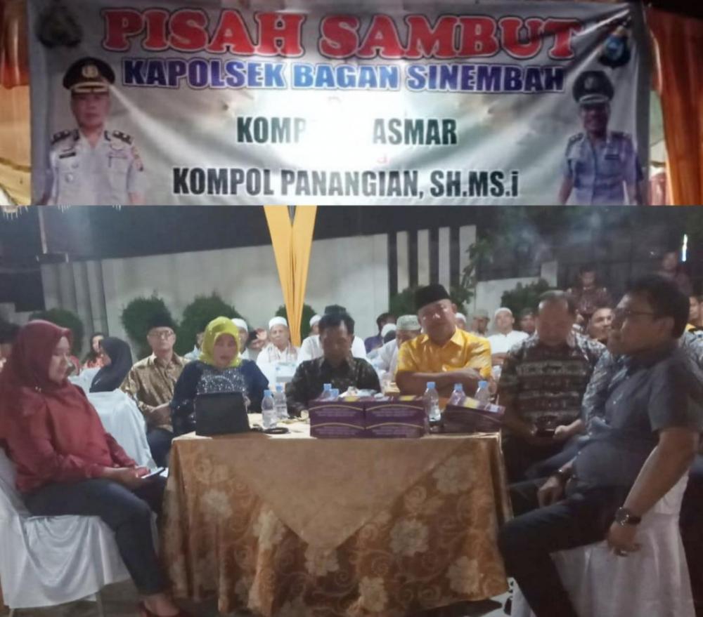 Pisah Sambut Kapolsek Bagan Sinembah, Selain Karhutla, Narkoba Jadi Atensi Untuk Diberantas