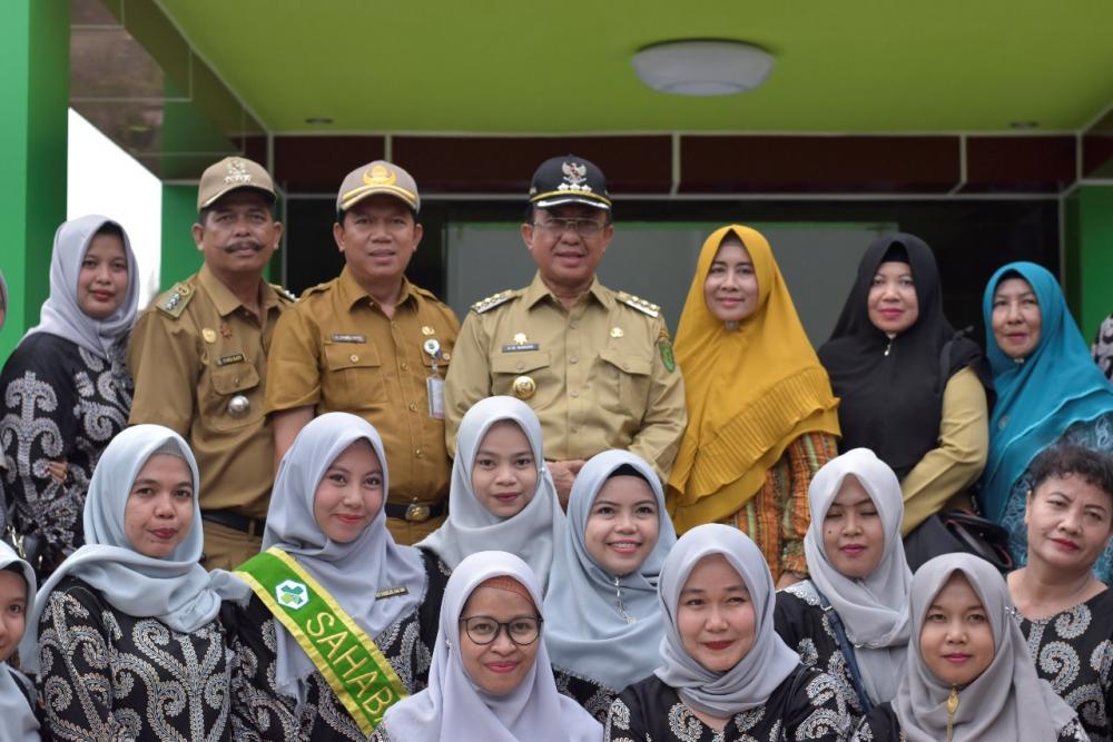 Bupati Inhil HM Wardan Resmikan Puskesmas Lebih Mega Dari Kantor Kecamatan