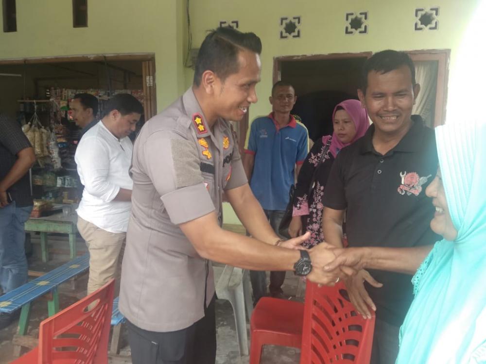 Kapolres Kota Dumai beserta Jajaran Lakukan Agenda Silaturahmi untuk menjelaskan Pembangunan Gardu PGN 