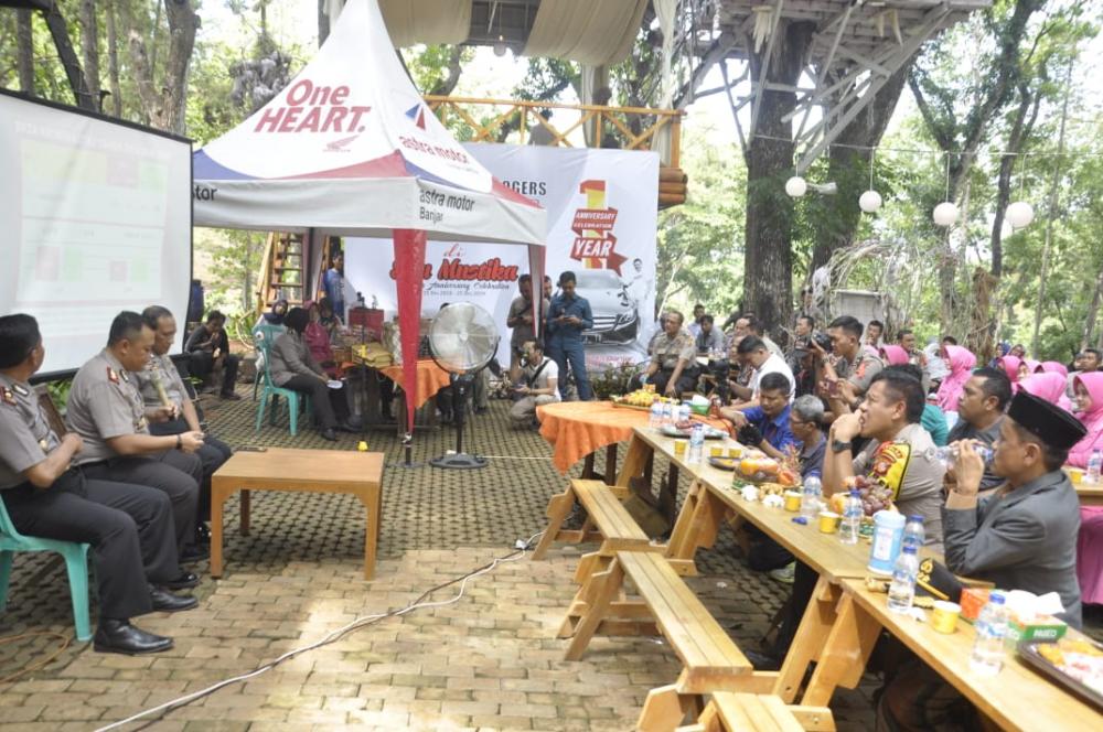 Pastikan Situasi Malam Tahun Baru Kondusif, Kapolres Banjar Bersama Forkopimda Laksanakan Patroli