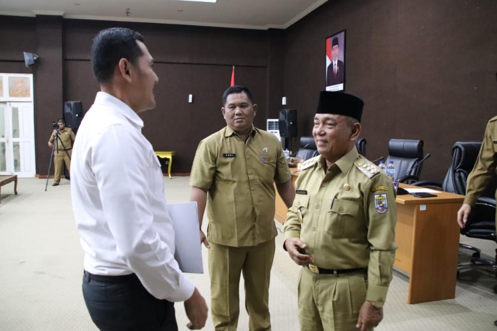 Bupati Pelalawan Hadiri Entry Briefing Dengan Tim Pemeriksa BPK RI Perwakilan Provinsi Riau