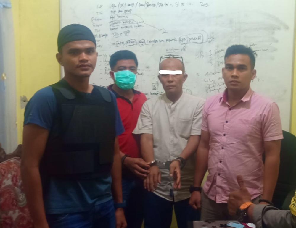 Pria Ini Cabuli Anak Tirinya di Ciduk Polsek Tambang 