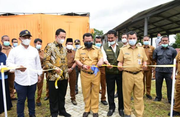 Bupati Kampar Terima Anggaran Pembangunan IPLT Senilai Rp 6,3 Miliar dari Kementerian PUPR