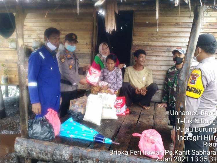 Kapolres Inhil Respon Cepat Kabar Mengenai Warga dari Kecamatan Terjauh yang Alami Kesulitan