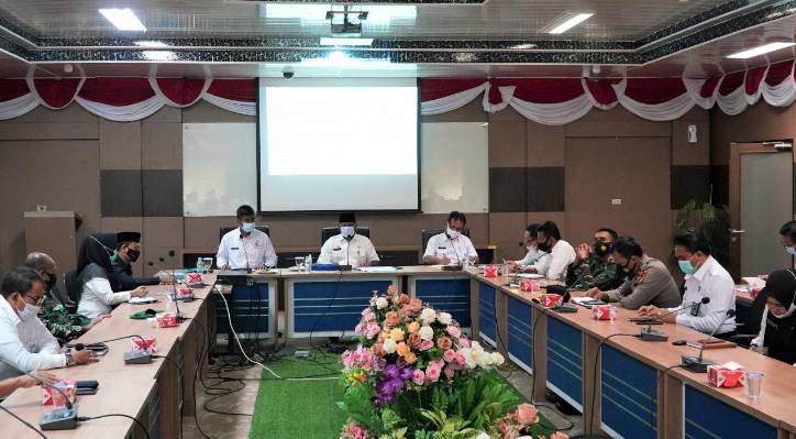 Pemda Kampar Gelar Rapat untuk Menyambut HUT Kabupaten Kampar Ke-71 Tahun 2021