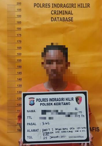 Residivis Muda ini Kembali Berulah, Dia Mencuri Dirumah Tersangka TP Narkotika