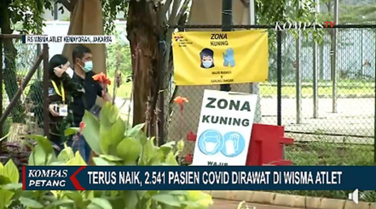 Lebih dari 2.500 Pasien Covid-19 Dirawat di RSDC Wisma Atlet, Peningkatan Kasus Capai 42 Persen