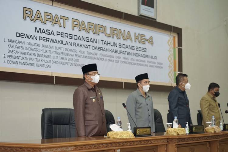Tanggapan Bupati HM. Wardan Atas Pandangan Umum Fraksi Terhadap Ranperda Inhil