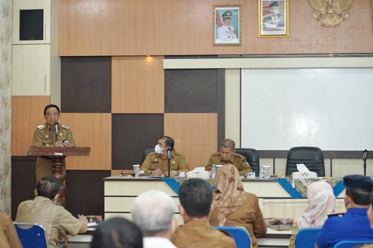 Bupati Inhil Ingatkan OPD Agar Penyusunan Anggaran 2023 Berbasis SPM dan IKU Daerah 