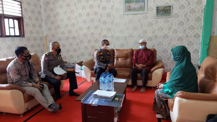 Dukung Program Percepatan Vaksinasi, Polsek Bagan Sinembah Koordinasi Dengan Ponpes Al Majidyah