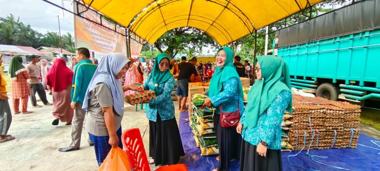 Menekan Inflasi Naiknya Harga Bahan Pokok, Pemkab Inhil Gencar Laksanakan Operasi Pasar