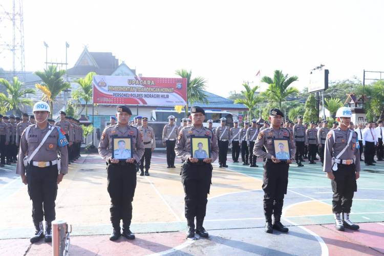 Polres Inhil Berhentikan 3 Anggota dengan Tidak Hormat