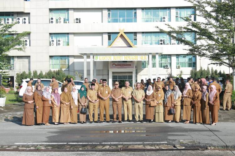 Di Tahun 2024,Pj Bupati Inhil  Herman Kembali ingatkan ASN Timgkatkan Kinerja dan Jaga Netralitas Jelang Pemilu