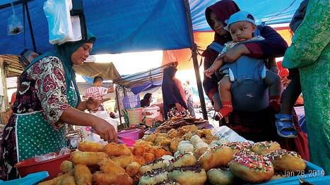 Budaya dan Festival Lomang Panggang yang digelar di Lapangan Merdeka Kota Bangkinang