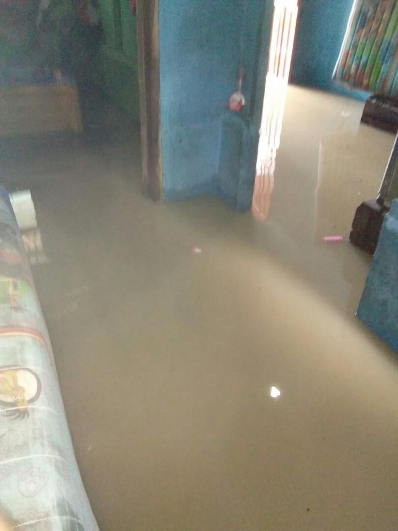 Sekitar Ratusan Rumah Terendam Banjir Di Bagan Batu Usai Diguyur Hujan 
