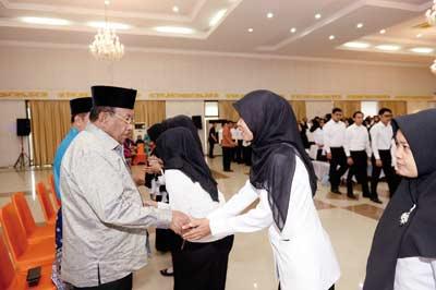 324 Pegawai Yang Dinyatakan Lulus Dilingkungan Pemprov Riau Dibekali Pengetahuan Budaya Melayu