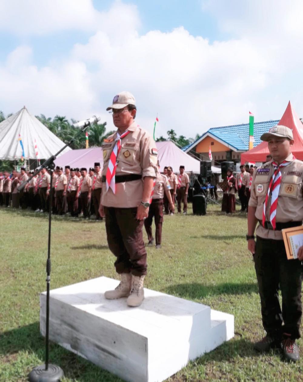 Bupati Inhil: Melalui Perkemahan Pramuka Terpadu, Kita Wujudkan Pendidikan Berkarakter