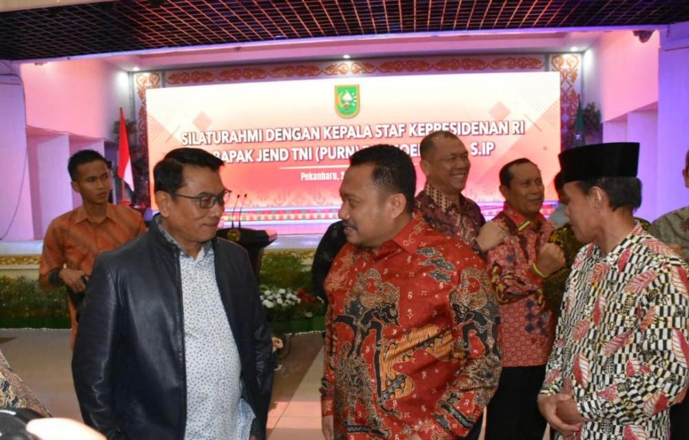 Bupati Kampar Silaturahmi dengan Kepala Staf Kepresidenan