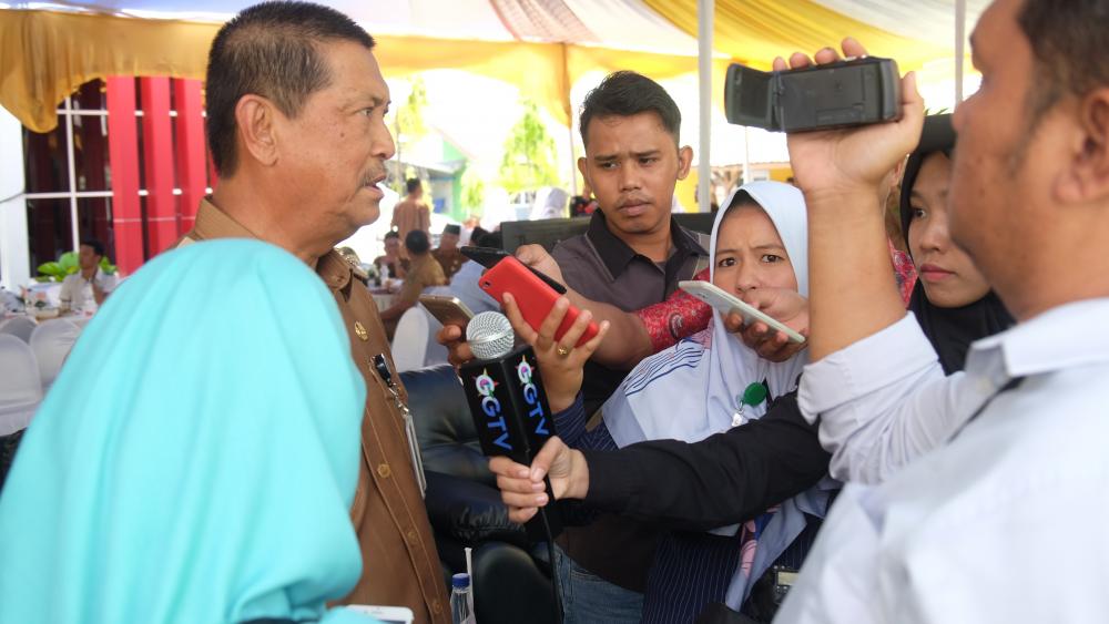 Soft Launching Aplikasi DMac-HD Diskes, Wabup Inhil Nilai Mampu menghemat Waktu dan Biaya 