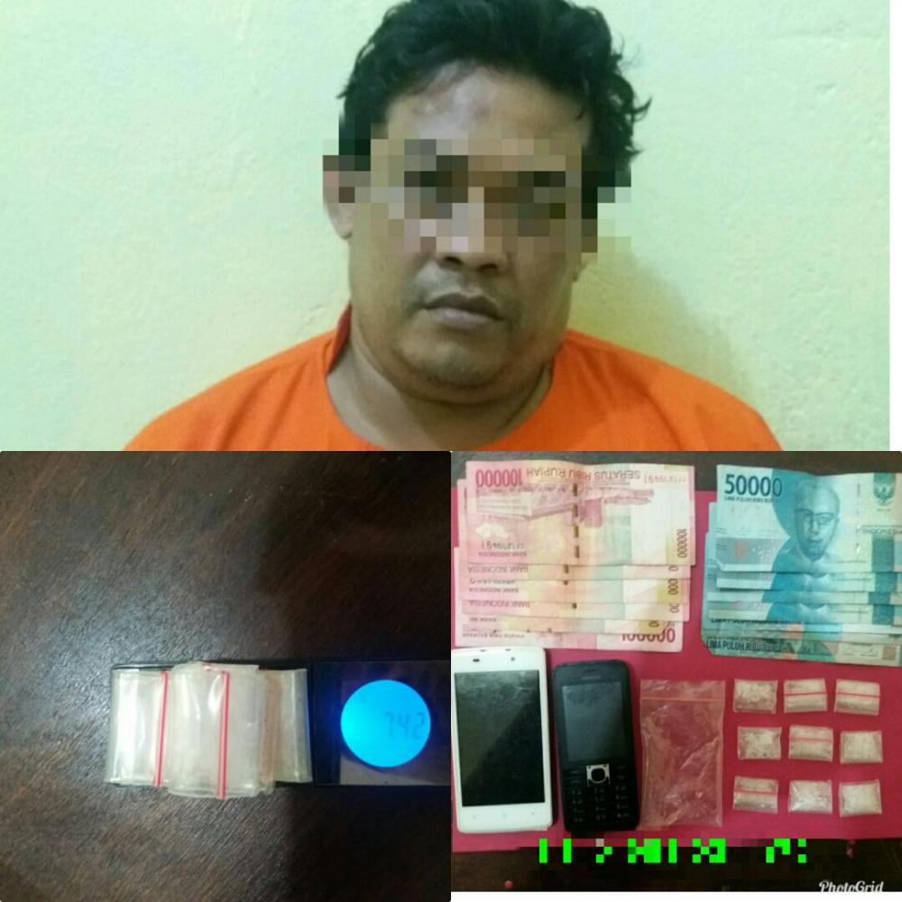 Petani Di Rokan Hilir Ini Kantongi Sabu, Langsung Diciduk Polisi