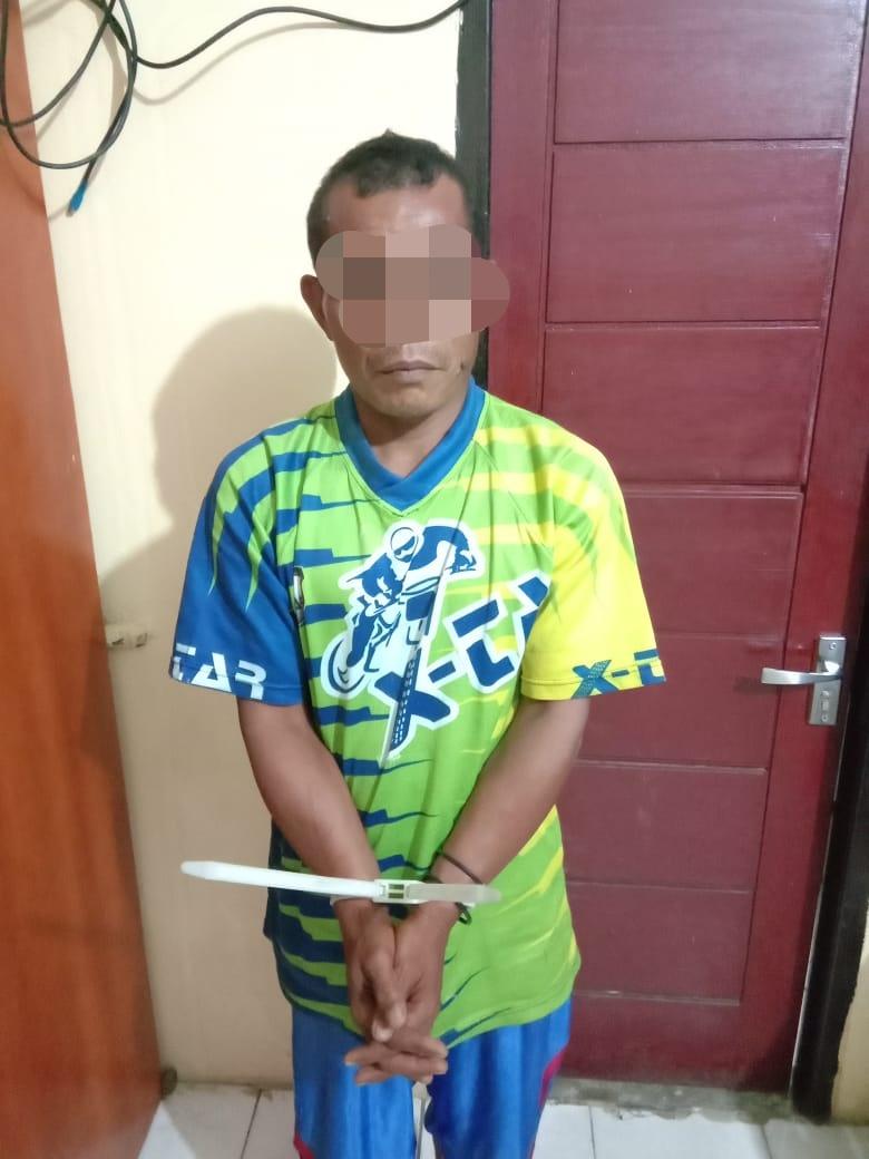 Cabuli Balita, Seorang Duda di Desa Karya Indah Terpaksa Mendekam di Sel Polsek Tapung