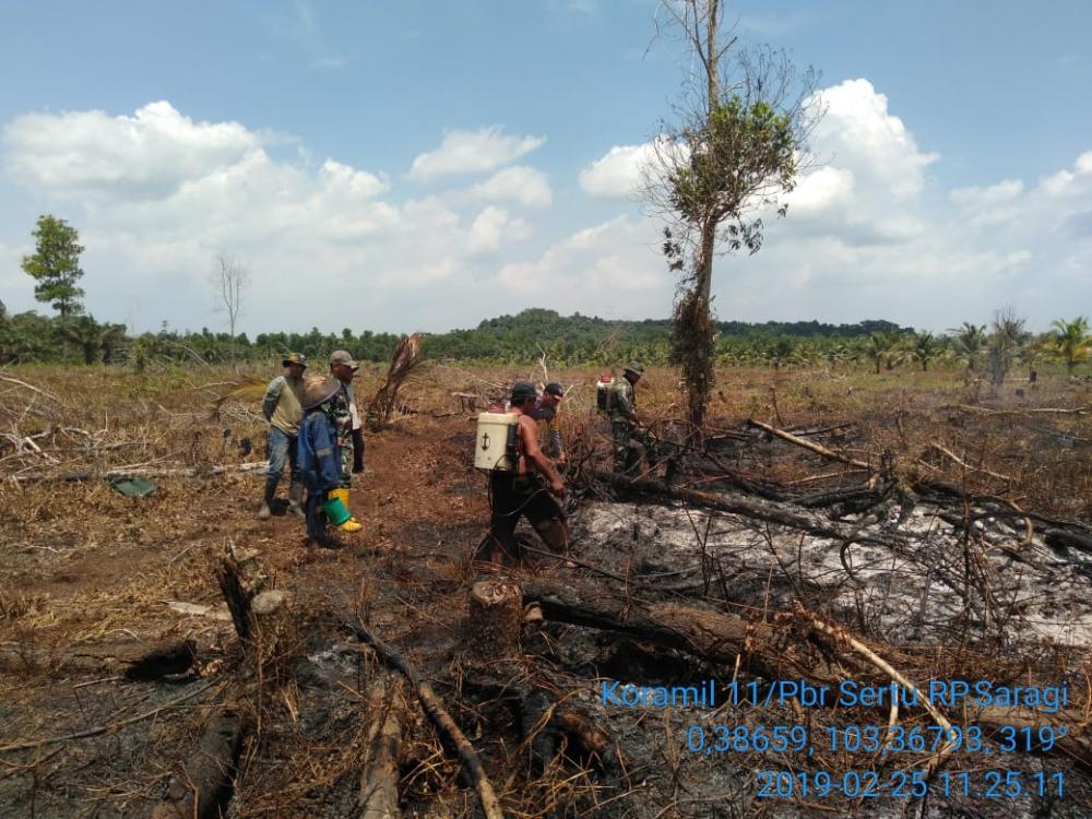 Di Inhil di Temukan Titik Api Di Kecamatan Pulau Burung