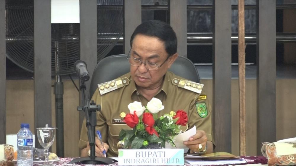 Bupati Inhil HM Wardan Ancam Coret RKA Dinas Yang Tidak Selaras Dengan Visi Misi Daerah