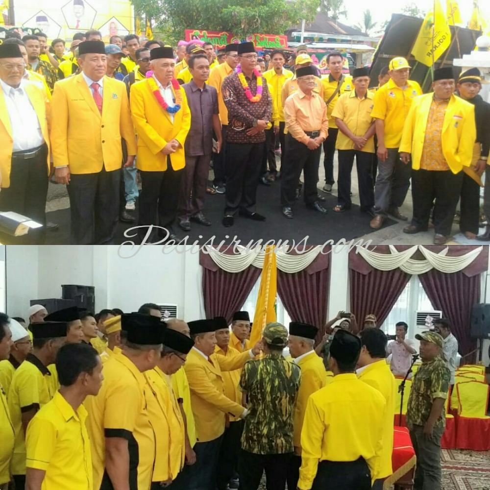 H Fuad Ahmad Resmi Dilantik Sebagai Ketua DPD II Golkar Rohil, Arsyadjhuliandi Optimis Golkar Menang.