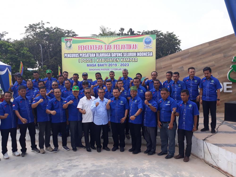 Bupati Kampar Menghadiri Pelantikan Pengurus PODSI di Bangkinang Riverside