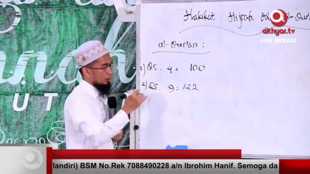Ustadz Adi Hidayat Beberkan Dua Ciri Kajian yang Harus Ditinggalkan 