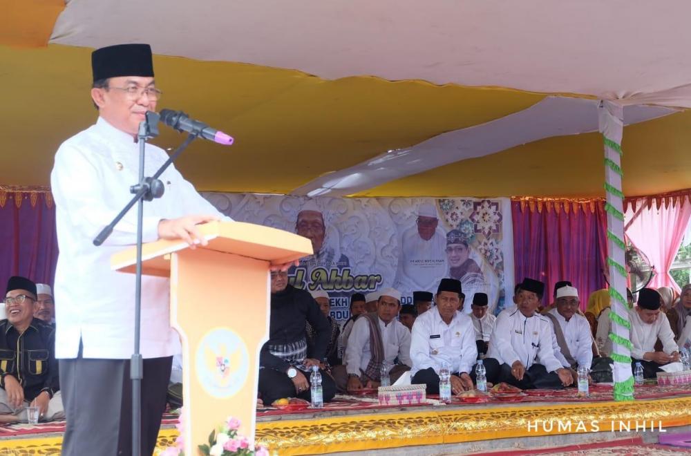 Haul Akbar Syekh Abdul Qadir Al-Jailani, Bupati Inhil Kenang Masa 1 Tahun Silam